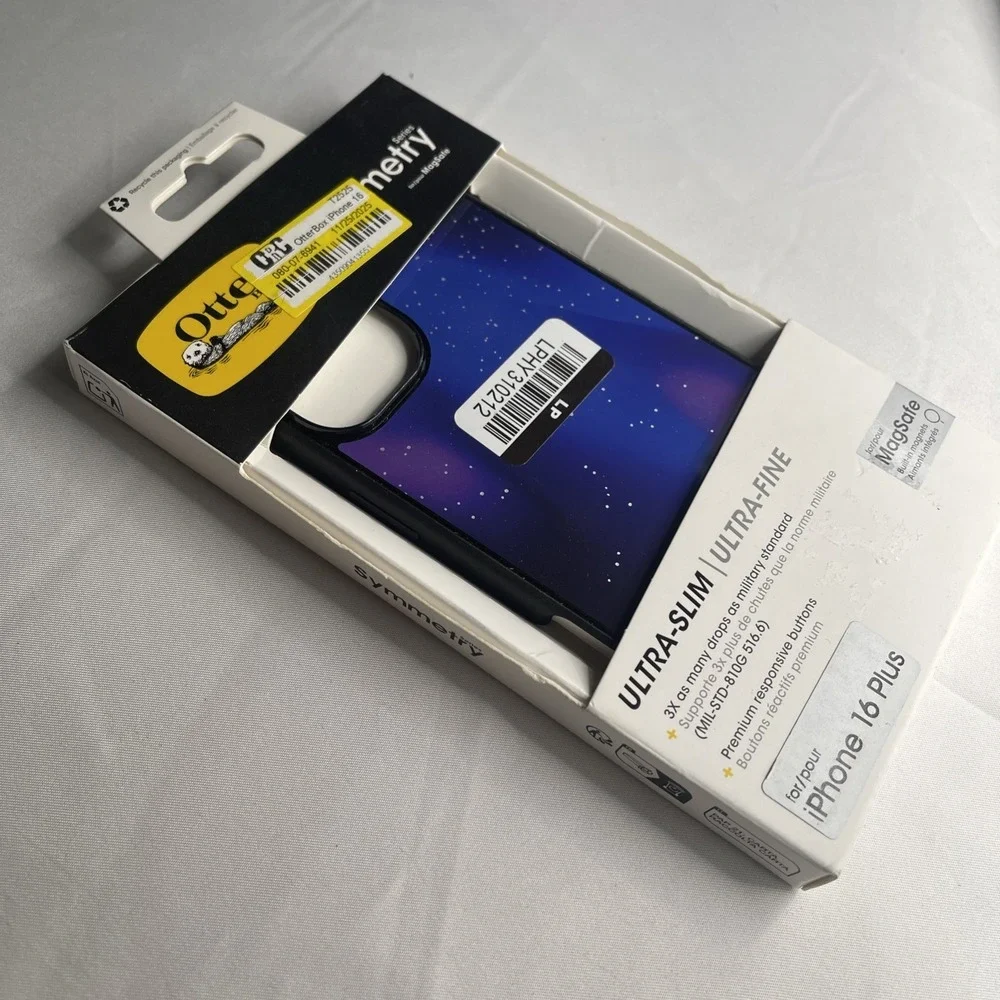 OtterBox Symmetry MagSafe iPhone 16 Plus Case Blue Galaxy